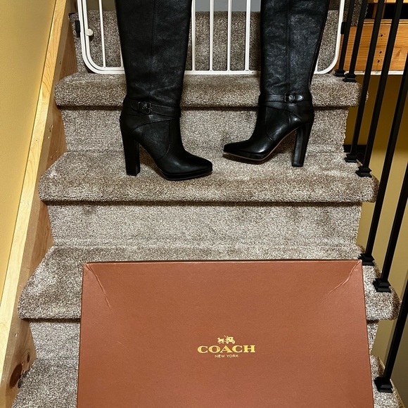 Coach Angelina Tall leather boots